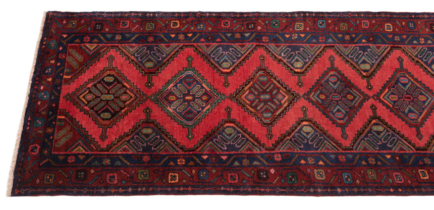 Alfombra persa Hamedan | 302 x 77 cm