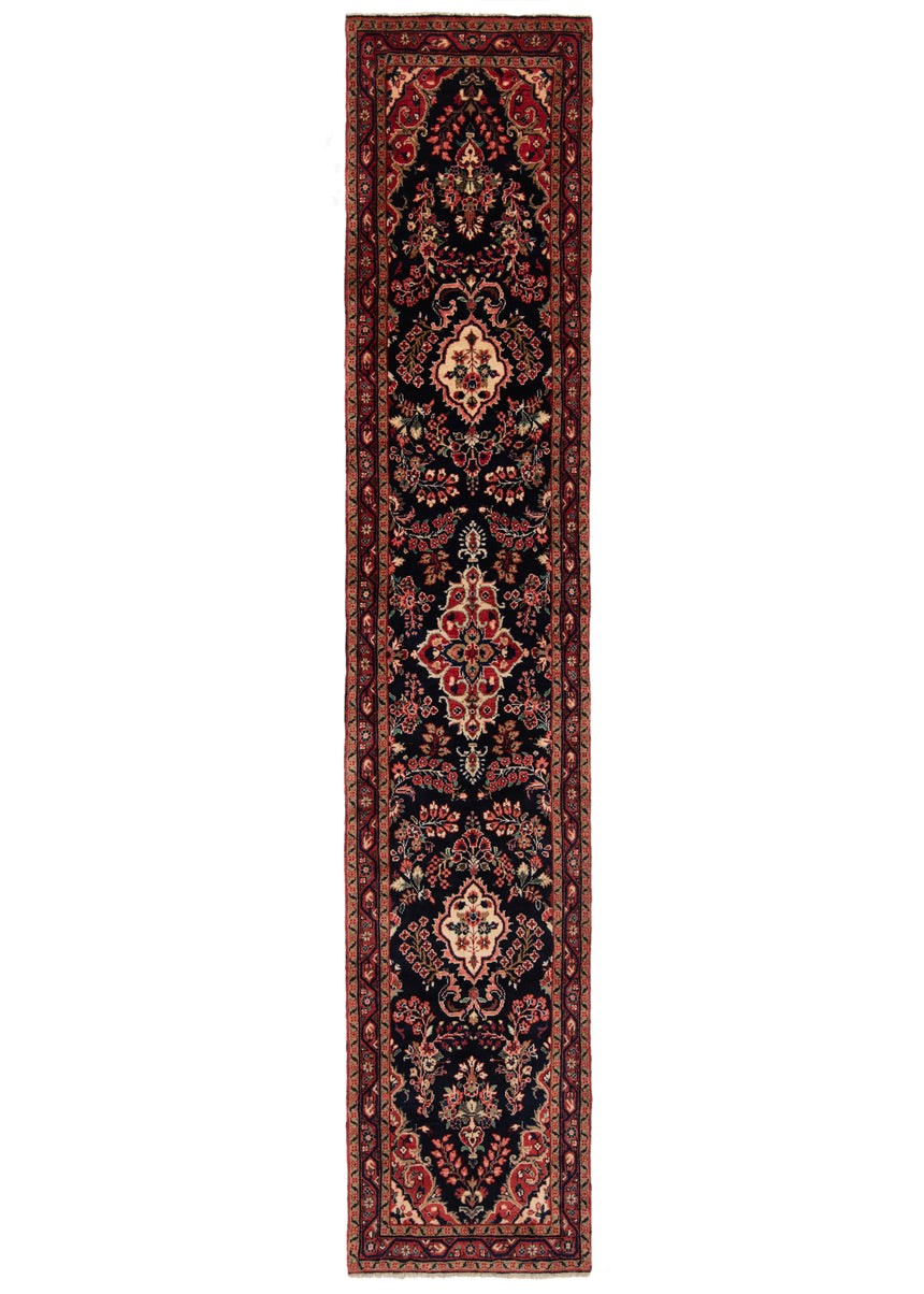 Alfombra persa Hamedan | 407 x 75 cm