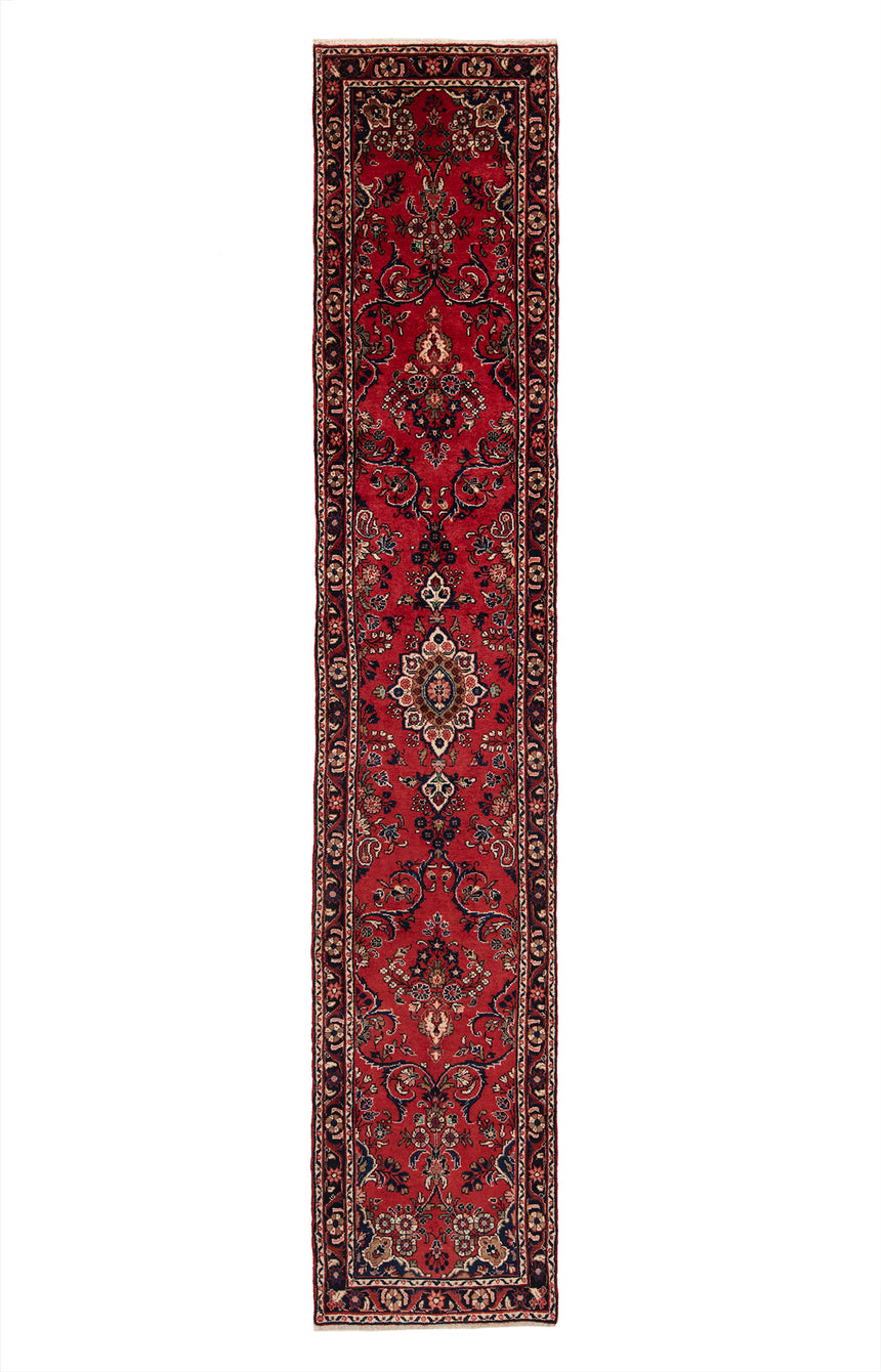 Alfombra persa Hamedan | 407 x 75 cm