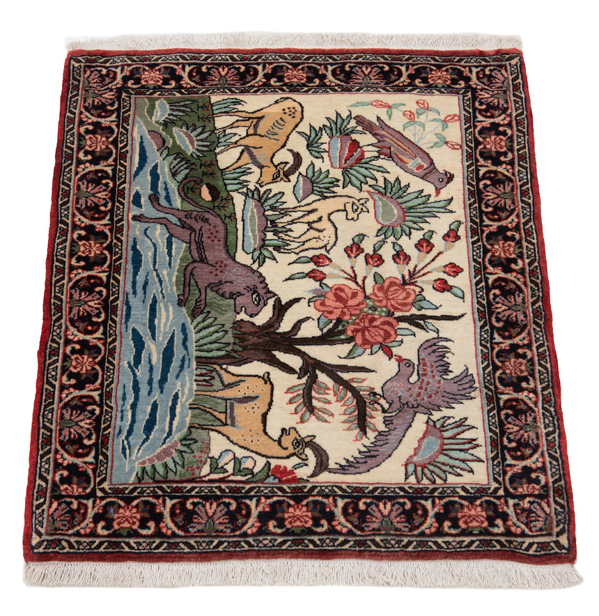 Alfombra persa Sarough | 74 x 66 cm