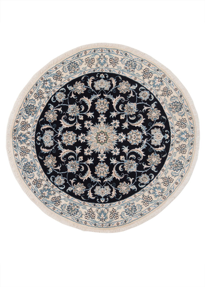 Alfombra persa Nain | 143 x 143 cm