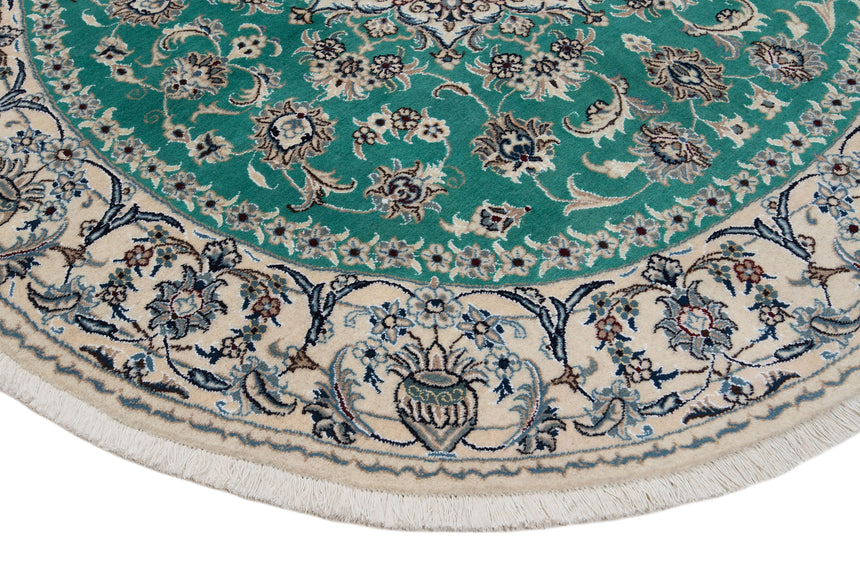 Alfombra persa Nain | 195 x 195 cm