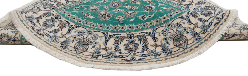 Alfombra persa Nain | 195 x 195 cm