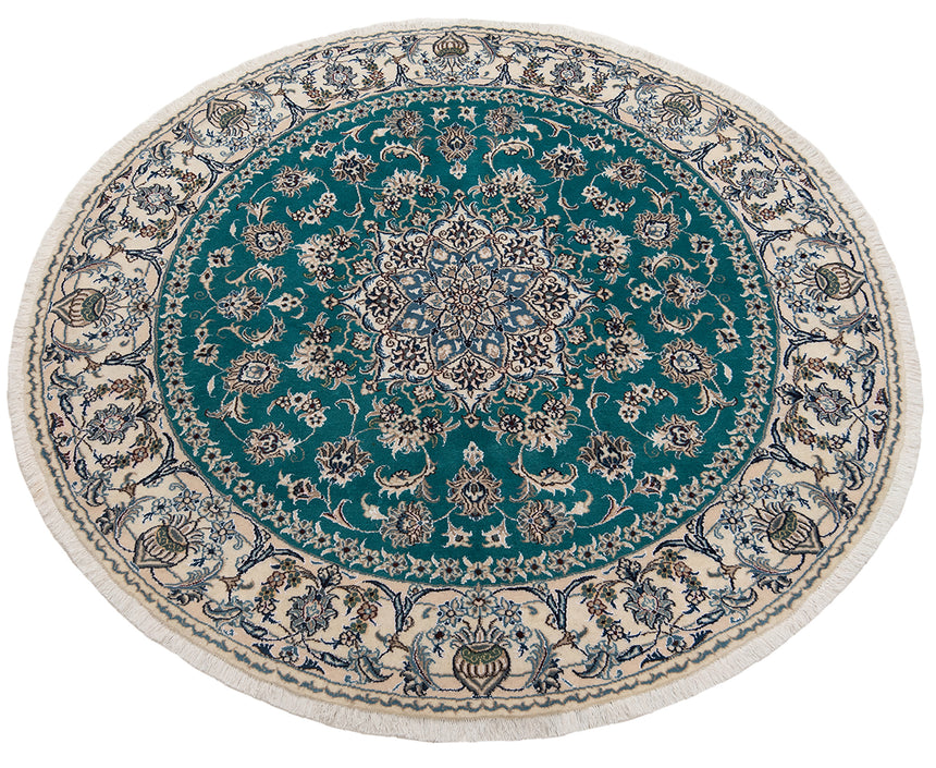 Alfombra persa Nain | 195 x 195 cm