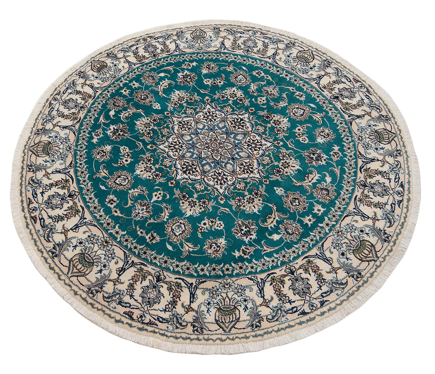 Alfombra persa Nain | 195 x 195 cm