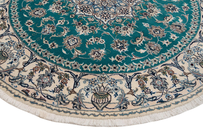 Alfombra persa Nain | 195 x 195 cm