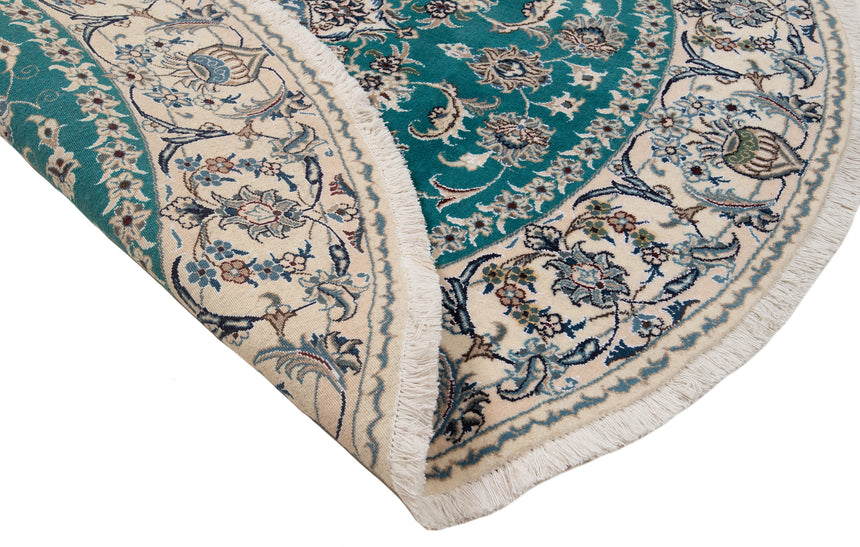 Alfombra persa Nain | 195 x 195 cm