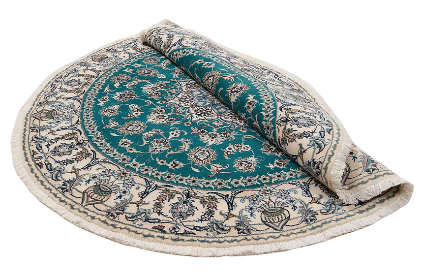 Alfombra persa Nain | 195 x 195 cm