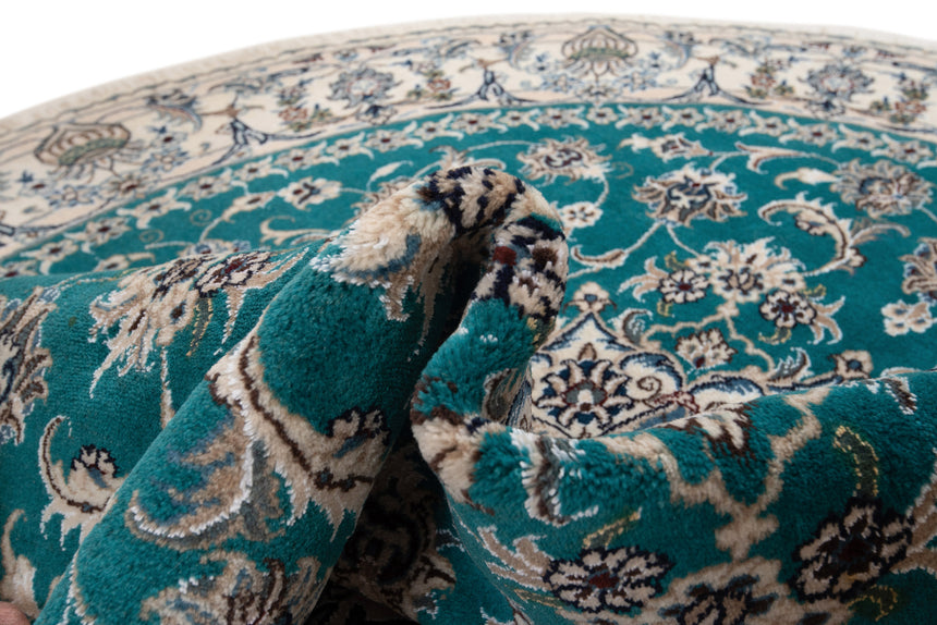 Alfombra persa Nain | 195 x 195 cm