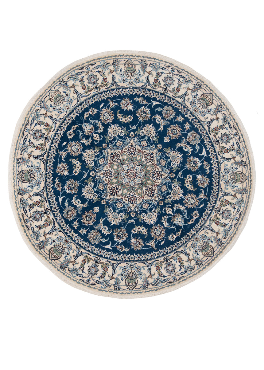 Alfombra persa Nain | 195 x 195 cm