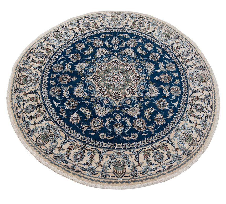 Alfombra persa Nain | 195 x 195 cm