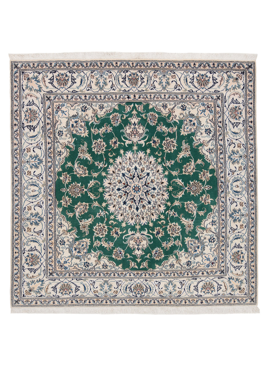 Alfombra persa Nain | 192 x 189 cm