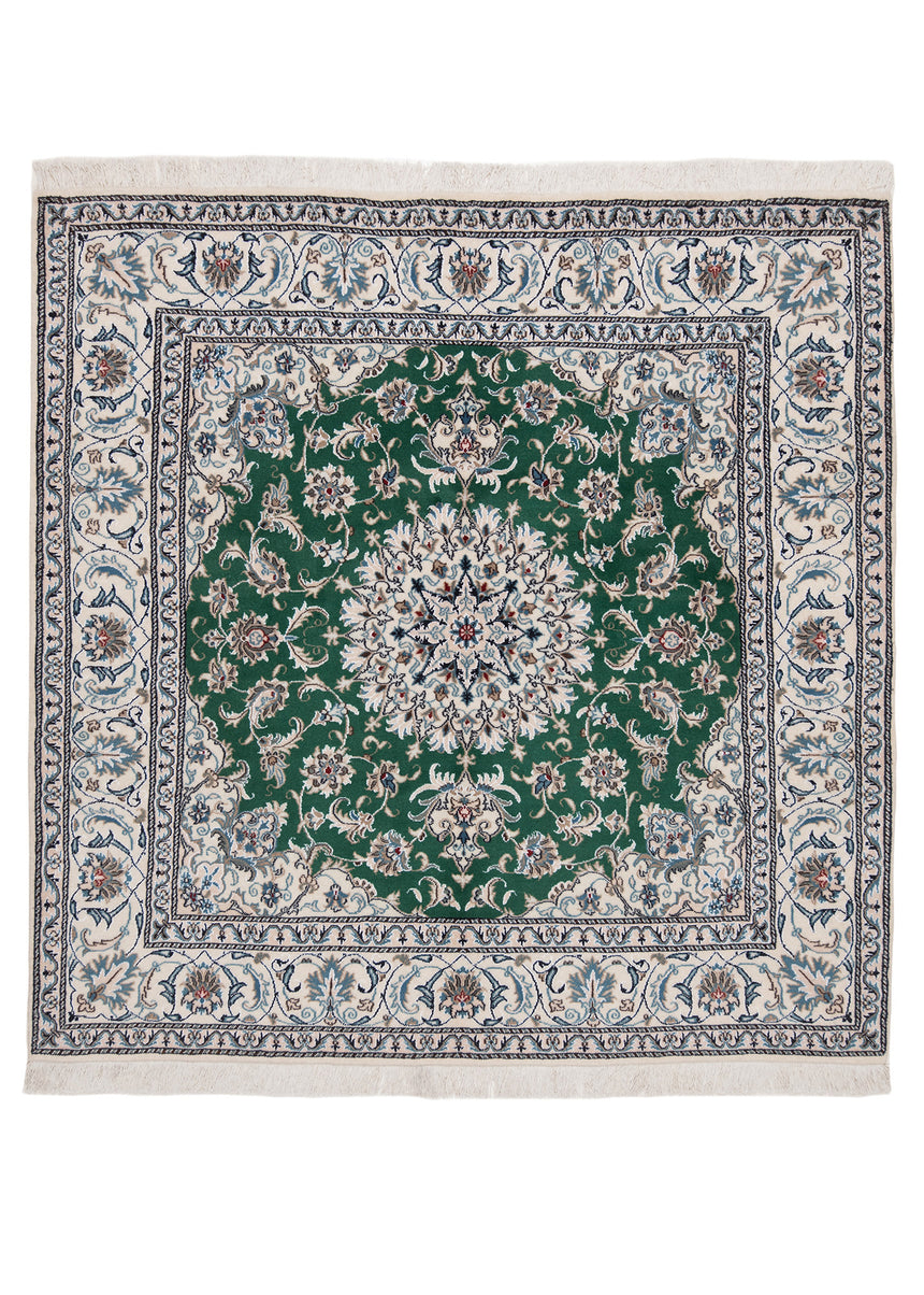 Alfombra persa Nain | 198 x 195 cm