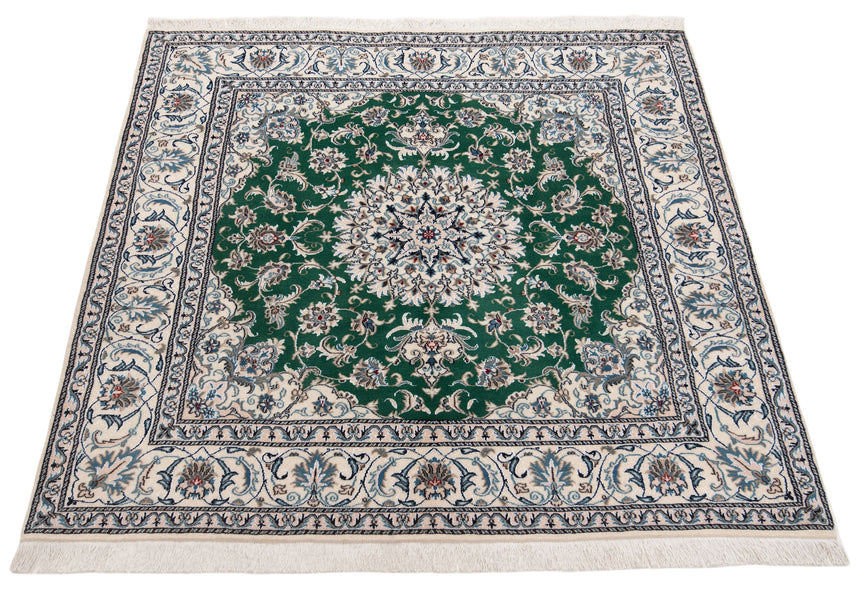 Alfombra persa Nain | 198 x 195 cm