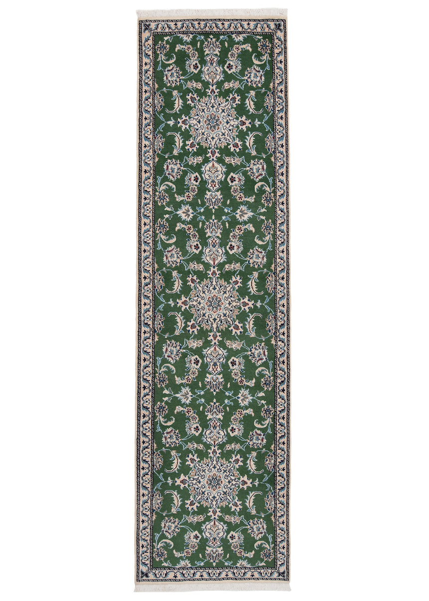 Alfombra persa Nain | 282 x 73 cm