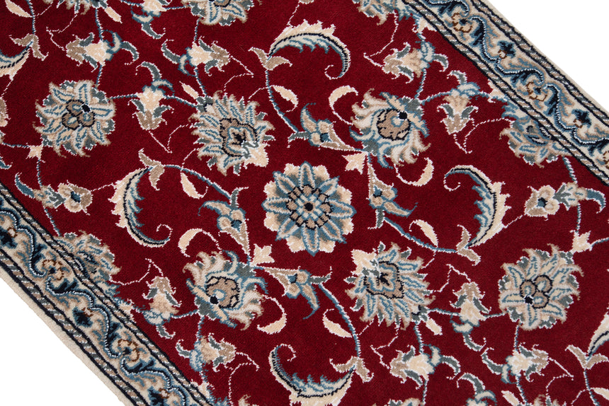 Alfombra persa Nain | 254 x 75 cm