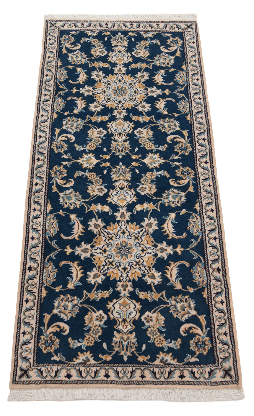 Alfombra persa Nain | 194 x 77 cm