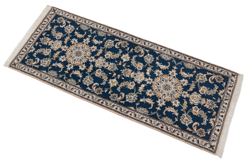 Alfombra persa Nain | 194 x 77 cm