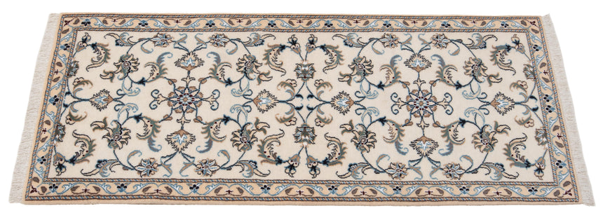 Alfombra persa Nain | 198 x 76 cm