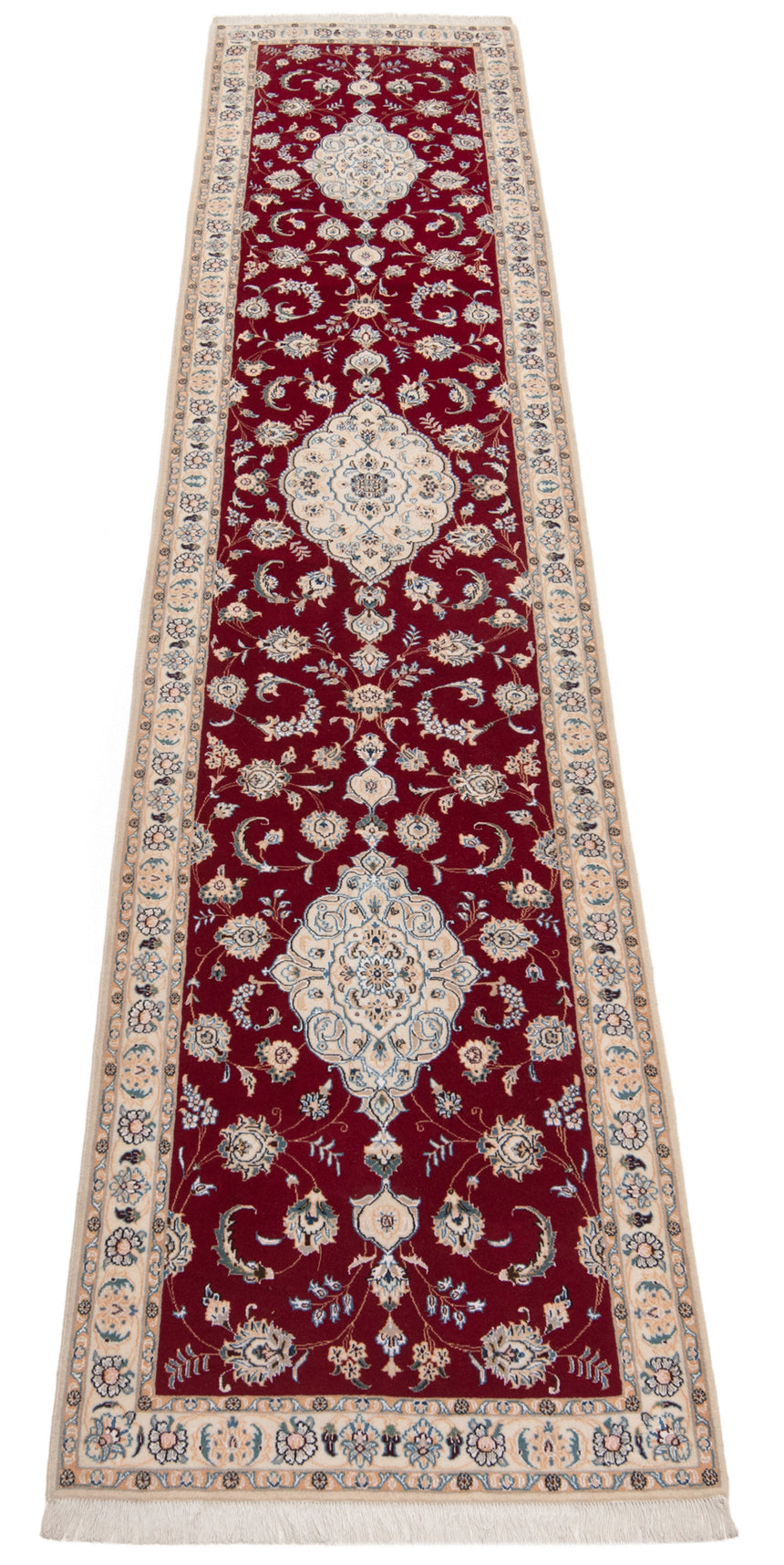 Alfombra persa Nain 9La | 412 x 88 cm