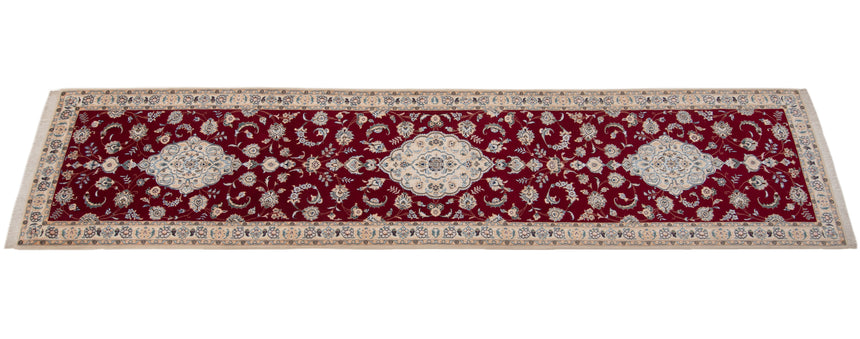 Alfombra persa Nain 9La | 412 x 88 cm