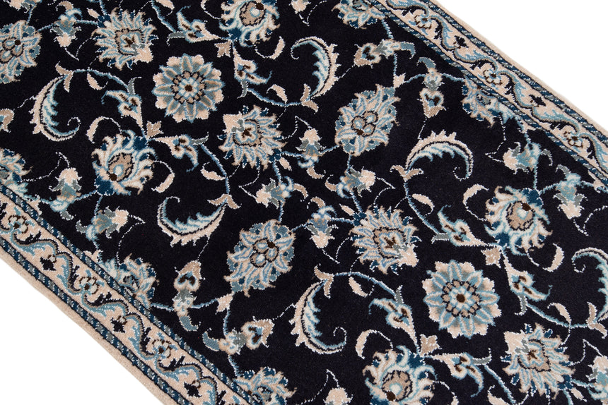 Alfombra persa Nain | 222 x 72 cm