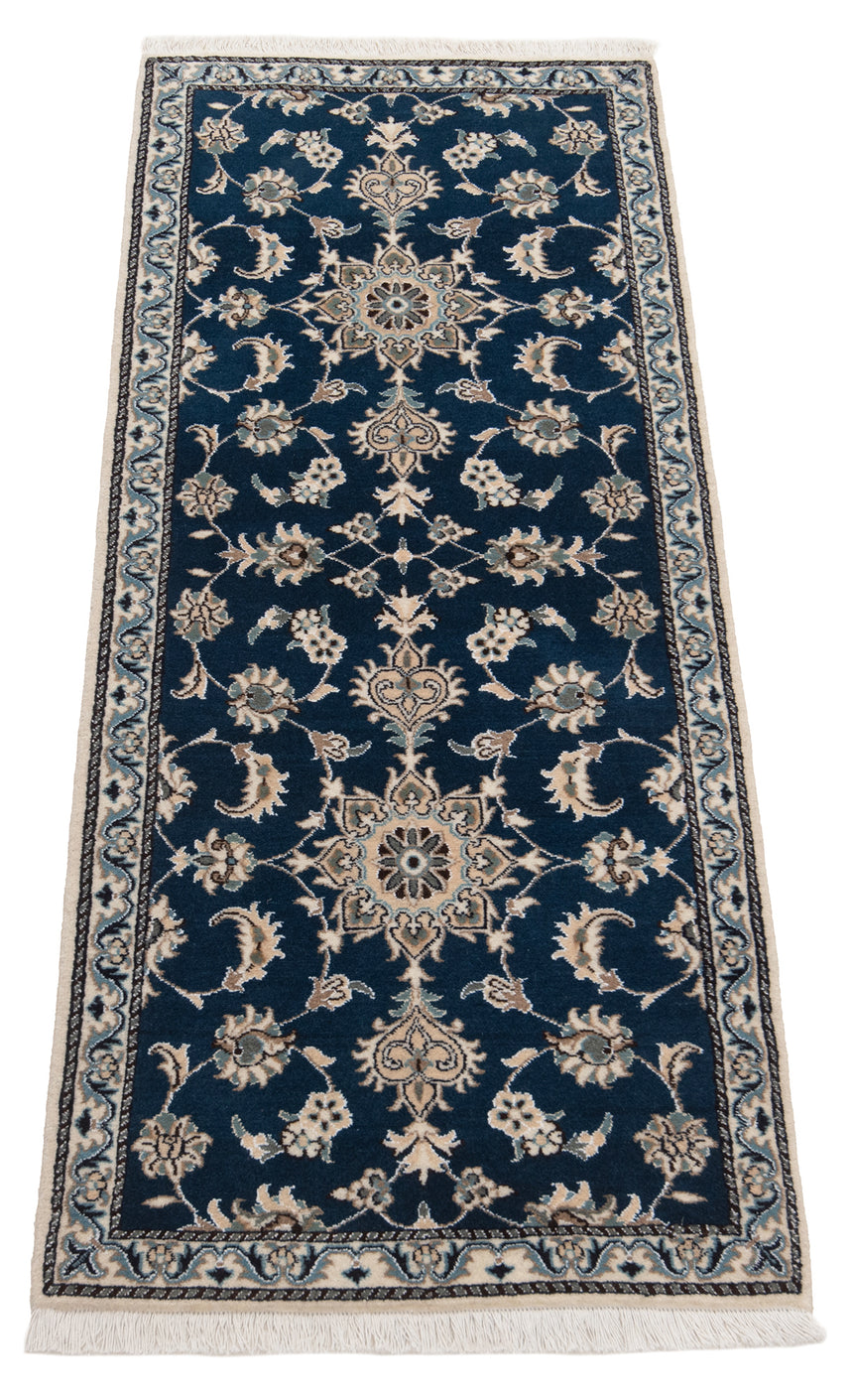 Alfombra persa Nain | 194 x 76 cm