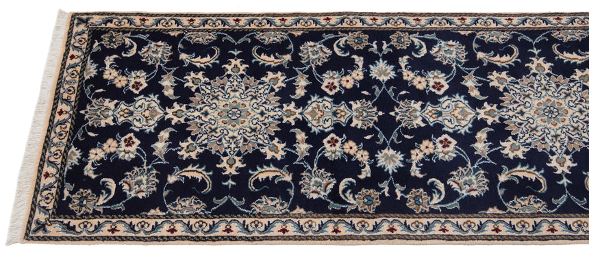 Alfombra persa Nain | 291 x 71 cm