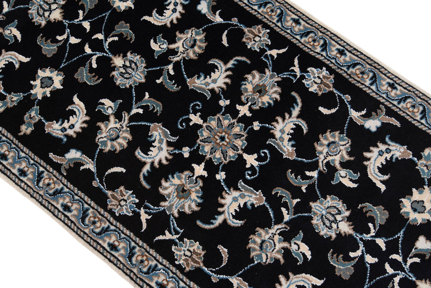 Alfombra persa Nain | 280 x 77 cm