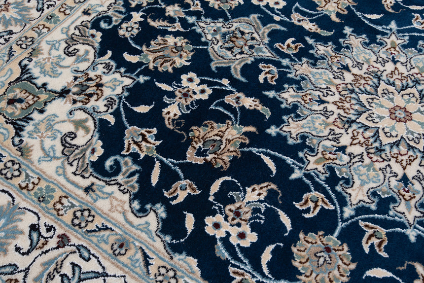 Alfombra persa Nain | 196 x 145 cm