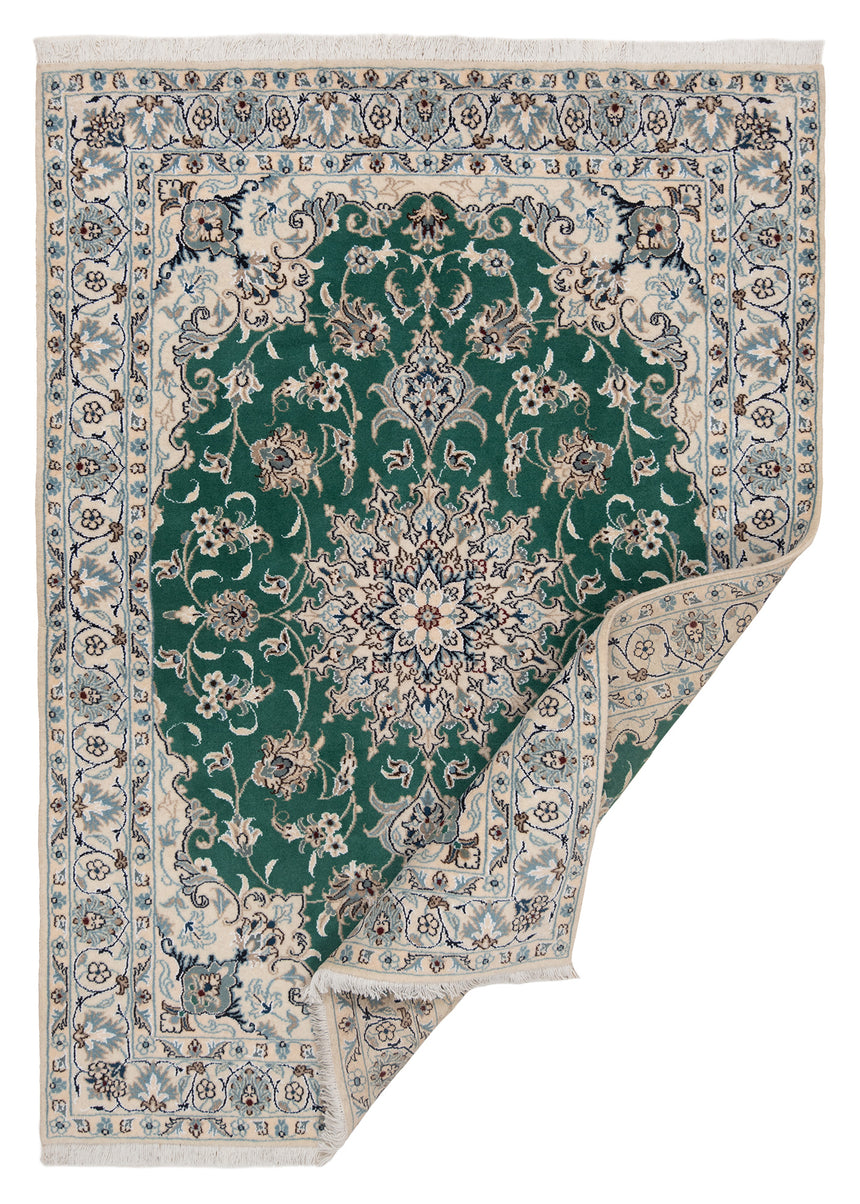 Alfombra persa Nain | 196 x 142 cm