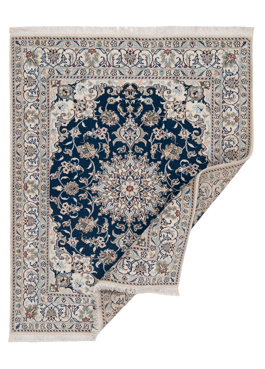 Alfombra persa Nain | 183 x 148 cm