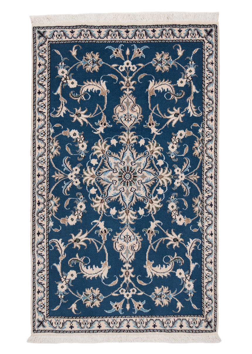 Alfombra persa Nain | 141 x 84 cm