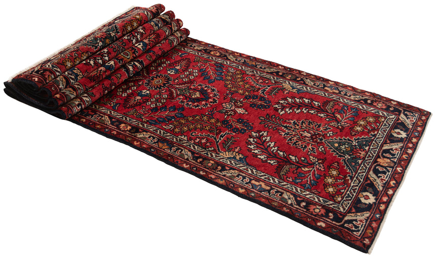 Alfombra persa Hamedan | 423 x 93 cm