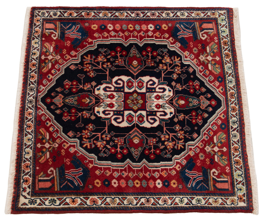 Alfombra persa Shiraz Ghashghi | 60 x 55 cm