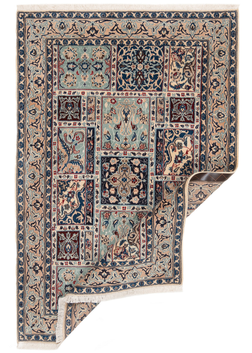 Alfombra persa Nain 9La | 153 x 102 cm