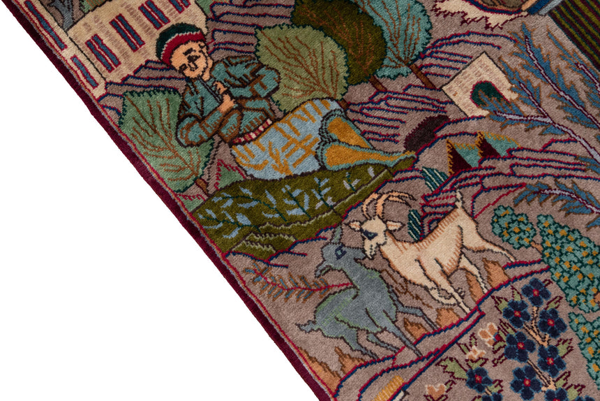 Alfombra persa Kashmar | 206 x 108 cm