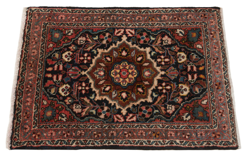 Alfombra persa Hamedan | 82 x 62 cm