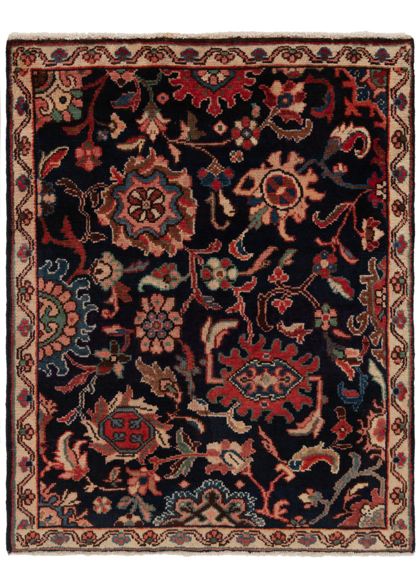 Alfombra persa Hamedan | 111 x 88 cm