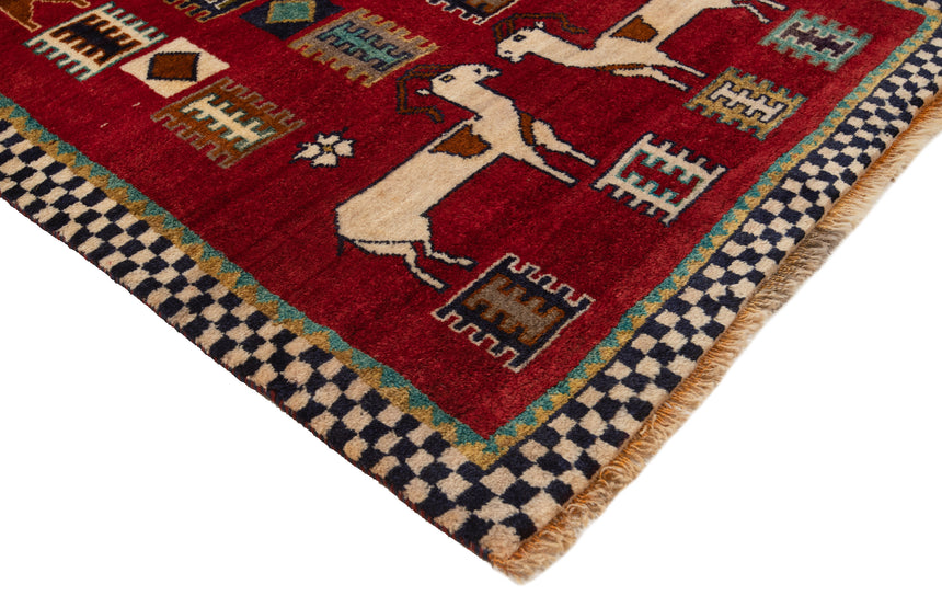 Alfombra persa Shiraz | 156 x 100 cm