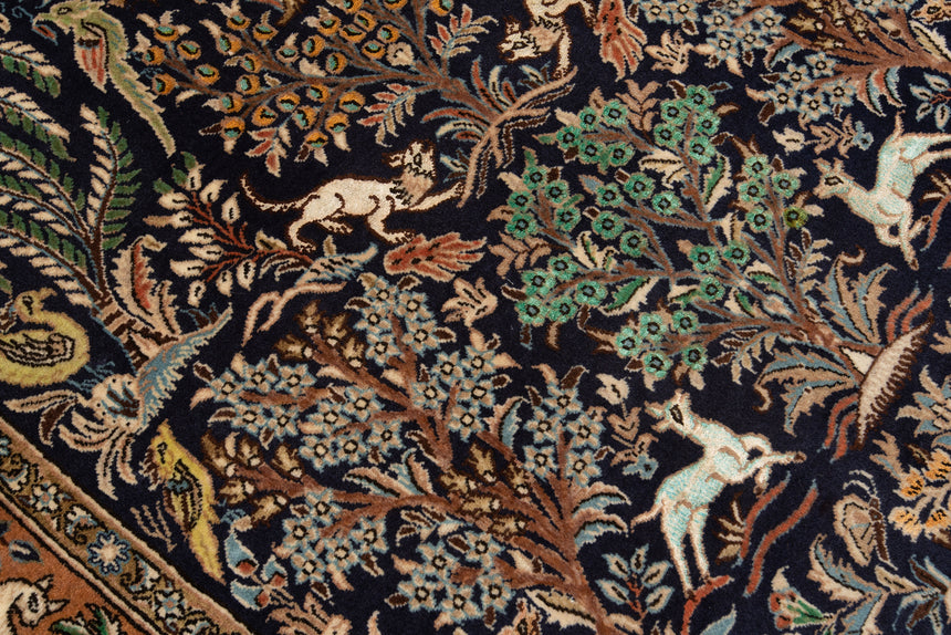 Alfombra persa Qom | 216 x 129 cm