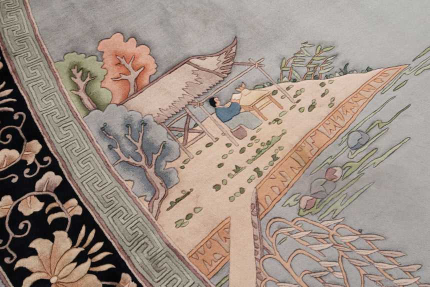 alfombra china | 393 x 267 cm