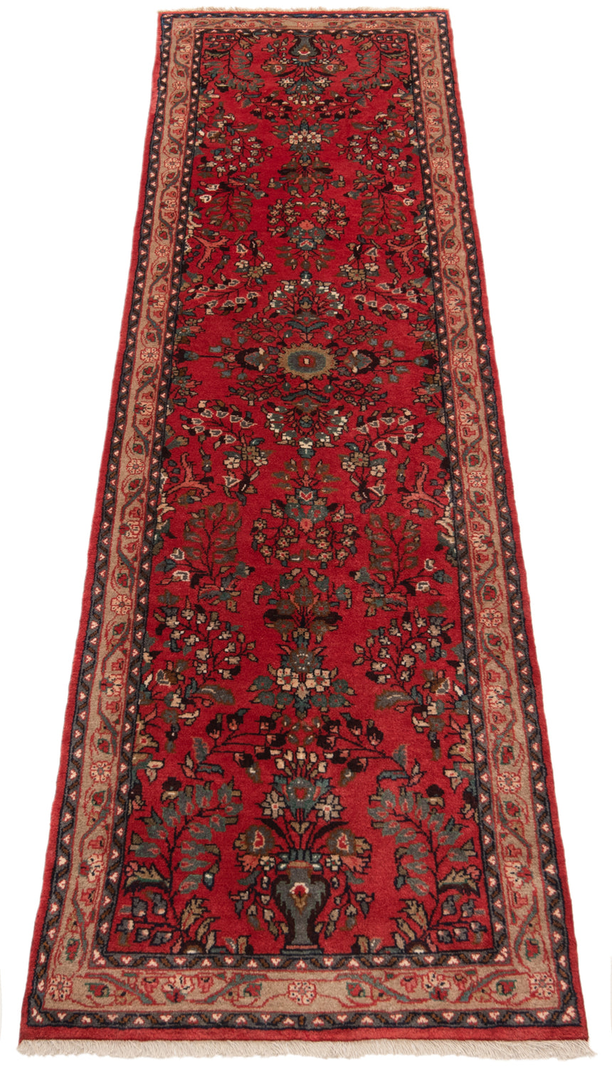 Alfombra persa Hamedan | 304 x 82 cm