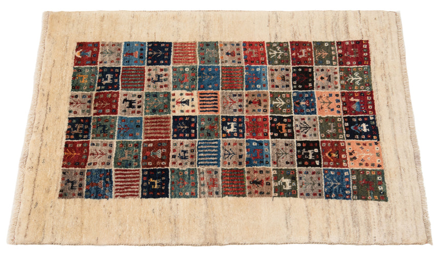 Alfombra persa Gabbeh lori baft Fein | 121 x 84 cm