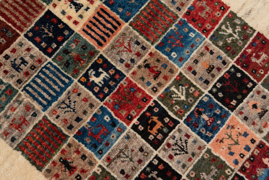 Alfombra persa Gabbeh lori baft Fein | 121 x 84 cm