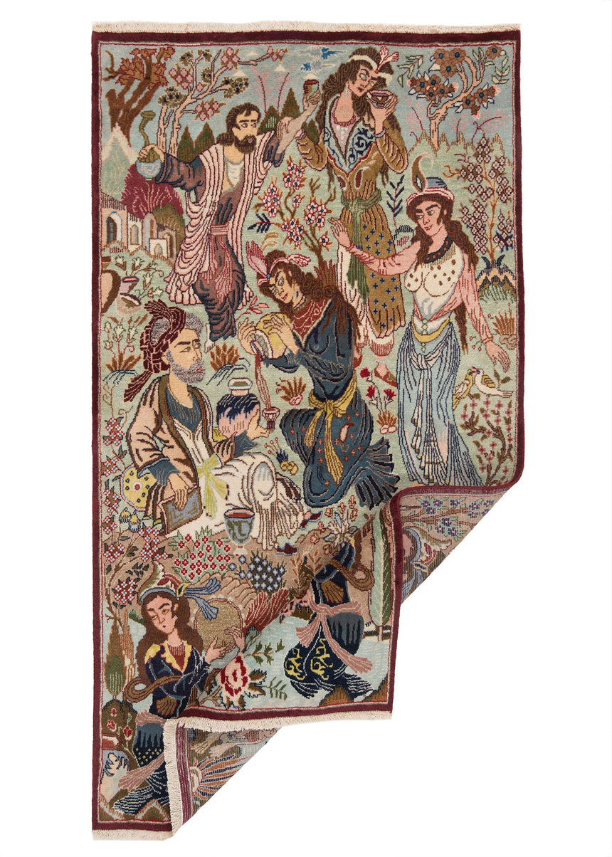 Alfombra persa Kashmar | 216 x 113 cm