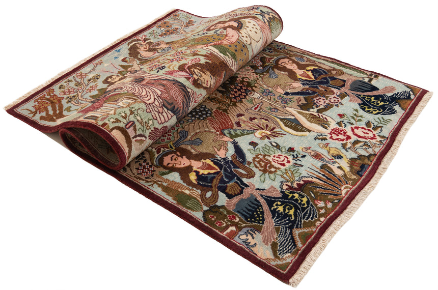 Alfombra persa Kashmar | 216 x 113 cm