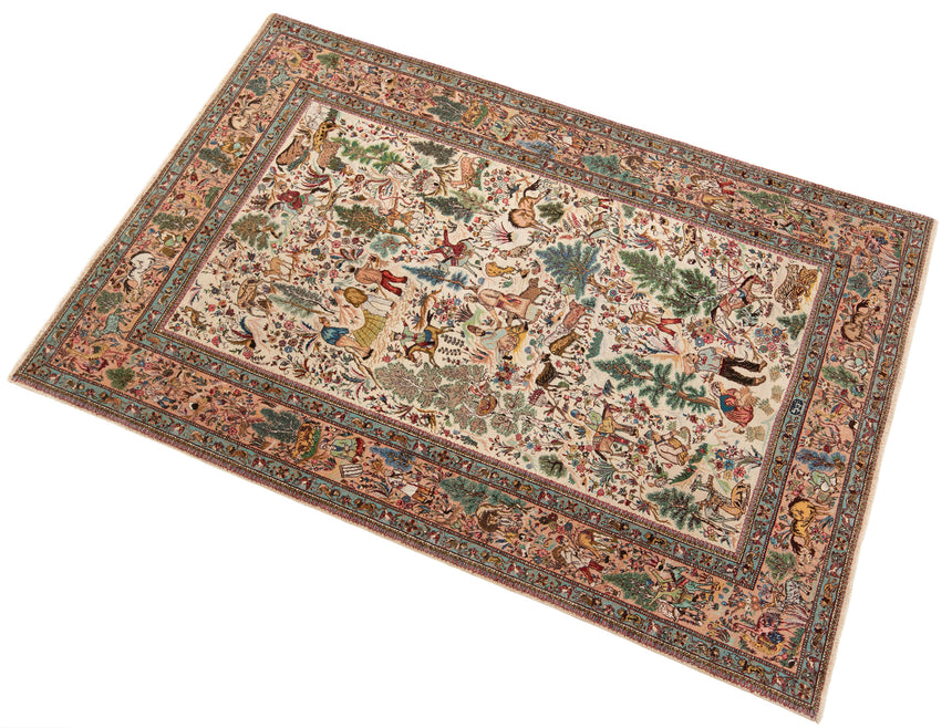 Alfombra pertsiana Tabriz Tabatabai | 265 x 175 cm