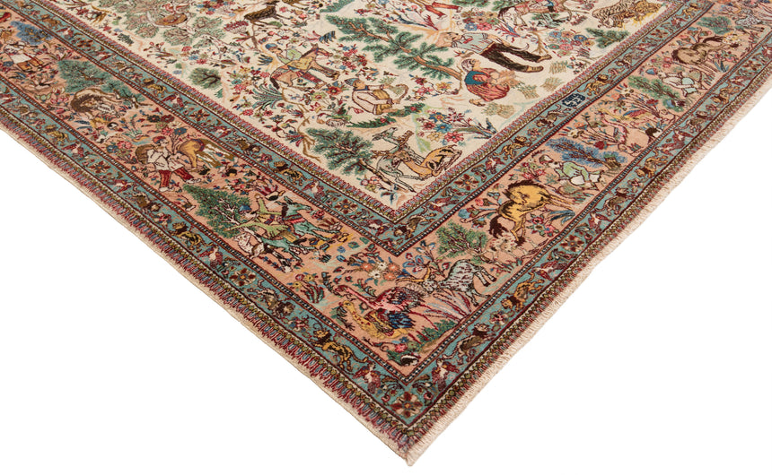 Alfombra pertsiana Tabriz Tabatabai | 265 x 175 cm