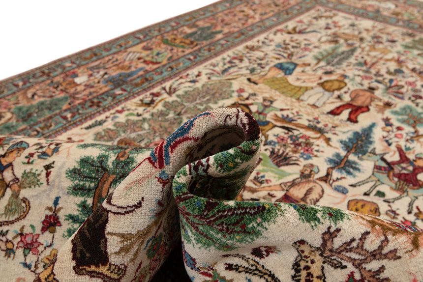 Alfombra pertsiana Tabriz Tabatabai | 265 x 175 cm